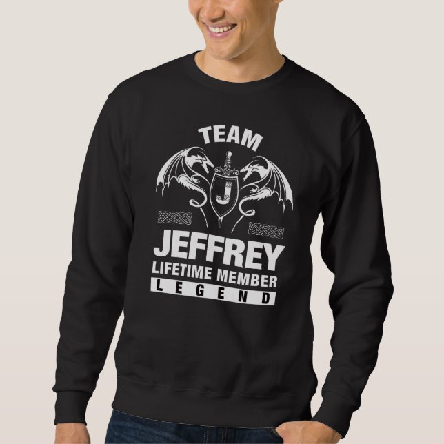 Team Jeffrey Lifetime Member Sweatshirt (Front)