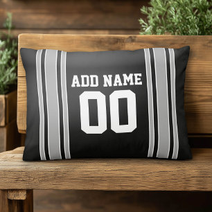 Team Jersey with Custom Name and Number Accent Pillow