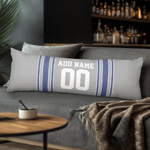 Team Jersey with Custom Name and Number Body Pillow