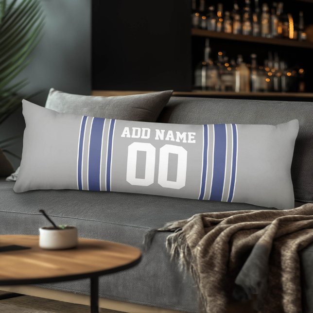 Team Jersey with Custom Name and Number Body Pillow (Custom Body Pillow with a Sports Theme)