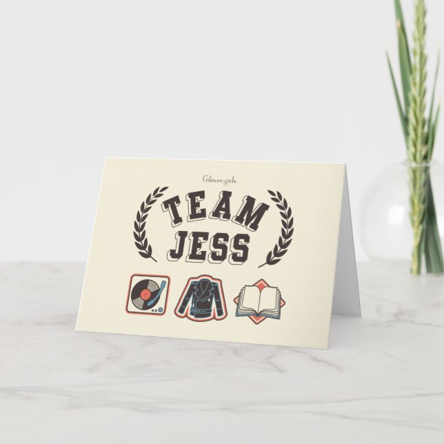 Team Jess Gilmore Girls Design Card (Front)