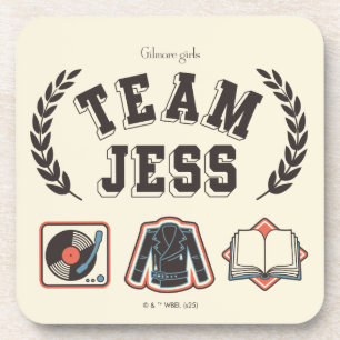 Team Jess Gilmore Girls Design Coaster