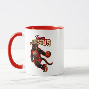 Team JESUS -23 Panther - Christian Mug