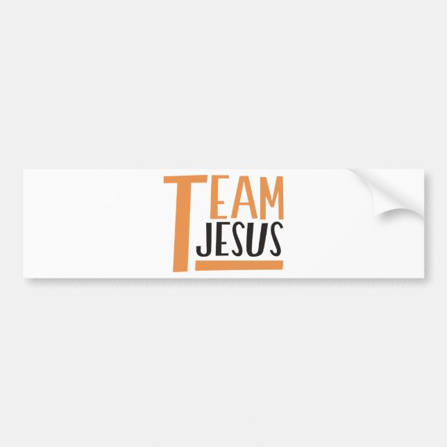 Team Jesus Bumper Sticker (Front)