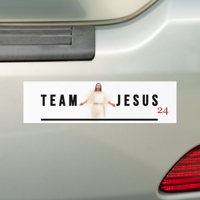 Team Jesus Bumper Sticker (On Car)