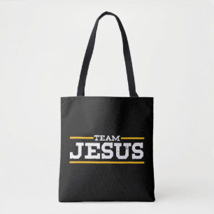 Team Jesus Christ Chrisitian Catholic Orthodox God Tote Bag