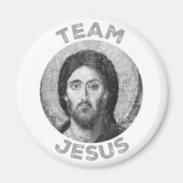 Team Jesus: Christ Pantocrator Magnet (Front)