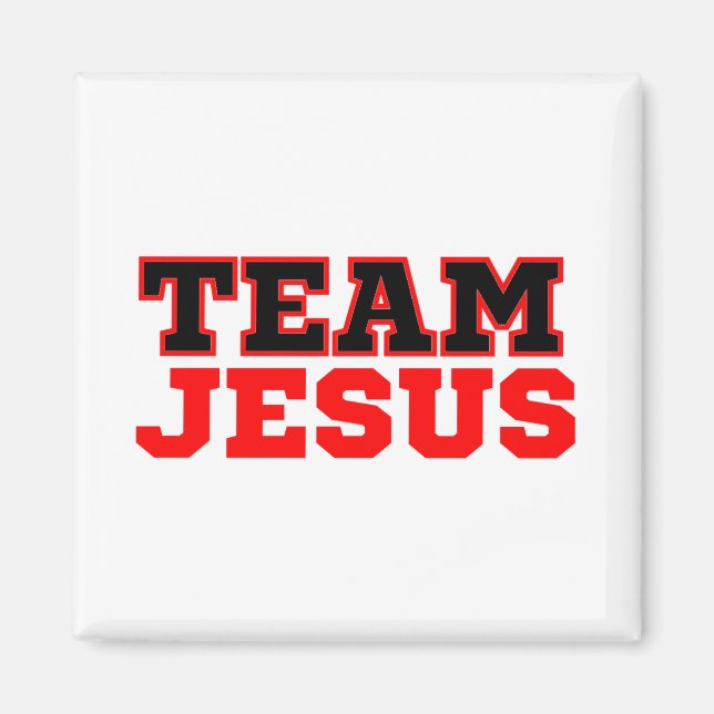Team Jesus Christian Faith  Magnet (Front)