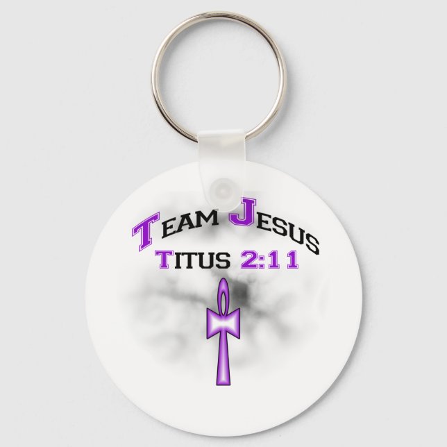 Team Jesus Christian Titus 211 Keychain (Front)
