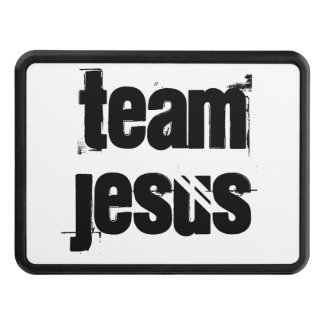 Team Jesus - cool grungy font Christian Trailer Hitch Cover