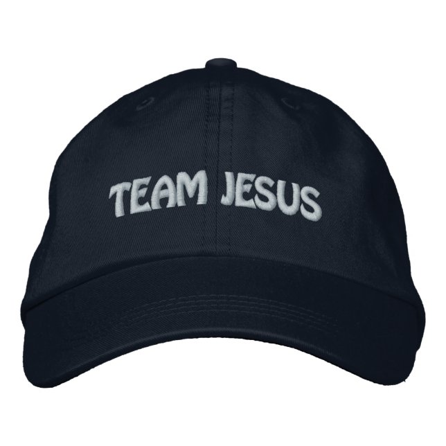 Team Jesus Embroidered Hat (Front)