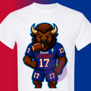 Team JESUS Football 17 - Christian T-Shirt