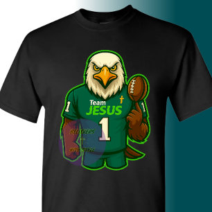 Team JESUS Football 1 - Christian T-Shirt