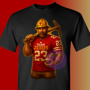 Team JESUS Football 23 - Christian T-Shirt