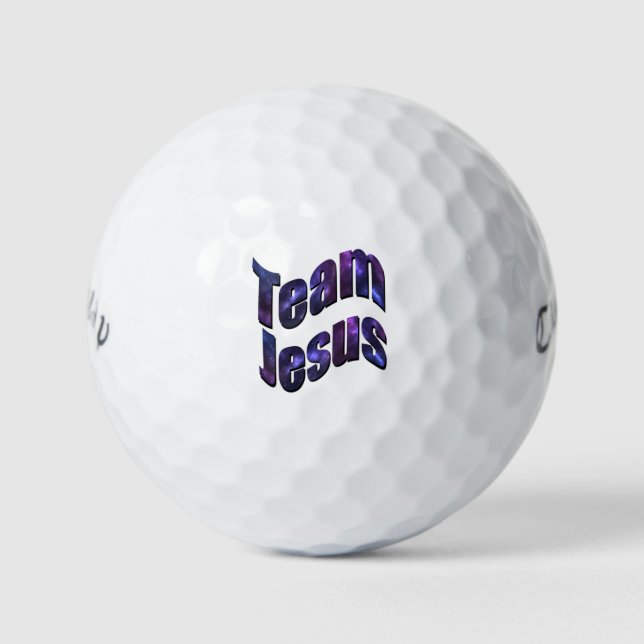Team Jesus Logo, Golf Balls (Front)