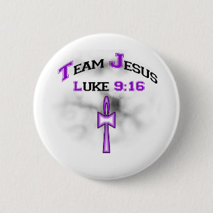 Team Jesus Luke 916 2 Inch Round Button