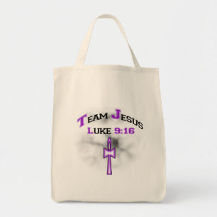 Team Jesus Luke 916 Tote Bag