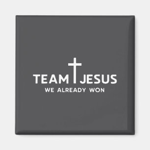 Team Jesus Matching Christian Group Couple Friends Magnet