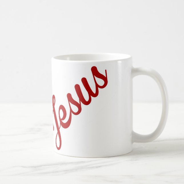 Team Jesus Mug Red and black (Right)