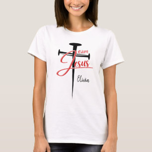  "Team Jesus" personalized T-shirt