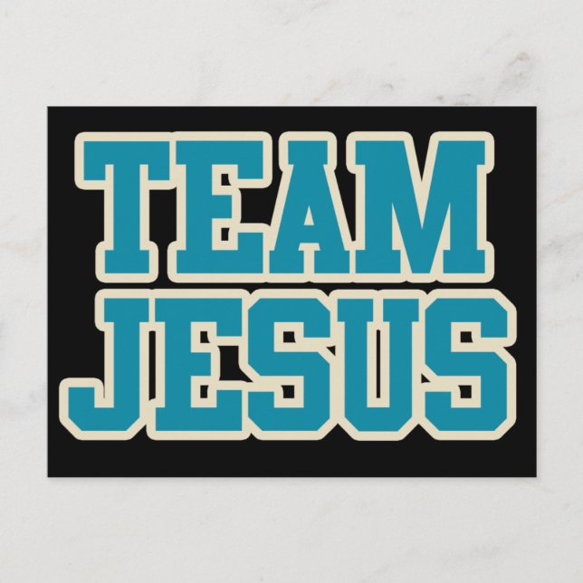 Team Jesus Postcard (Front)