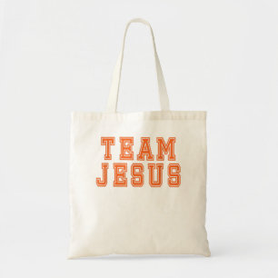 Team Jesus Religious Christian Believer Faith Chri Tote Bag