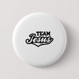 Team Jesus T Shirt 2 Inch Round Button