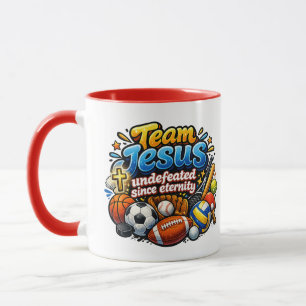Team JESUS undefeated since eternity - Christian Mug