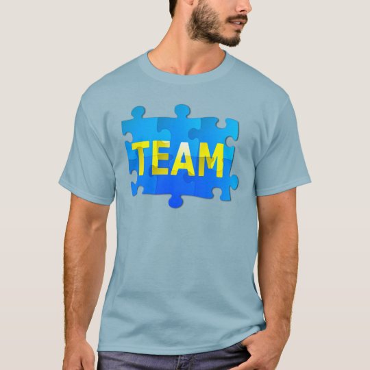 Team Jigsaw Puzzle Men's T-Shirt