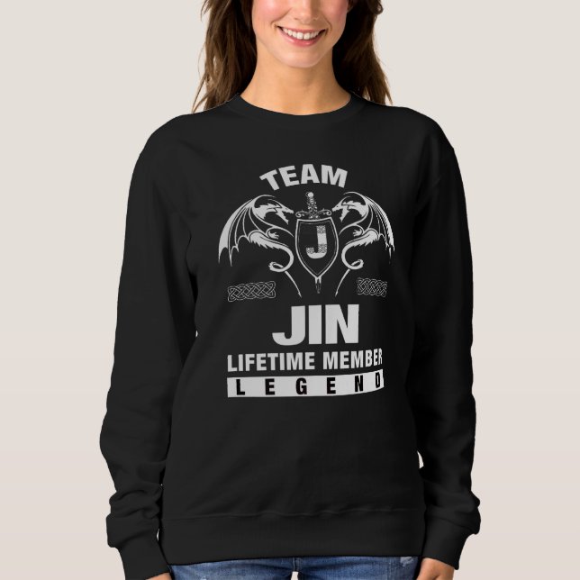 Team Jin Lifetime Member Sweatshirt (Front)