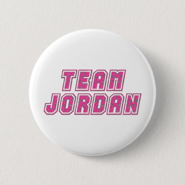Team Jordan 2 Inch Round Button (Front)