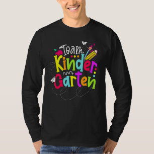 Team Kinder Garten Hello First Day Of School Penci T-Shirt