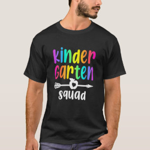 Team Kindergarten Squad Teacher student First Day T-Shirt