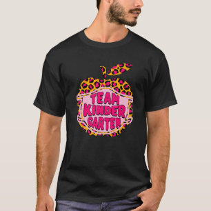 Team Kindergarten Teacher Squad Back To School Wom T-Shirt
