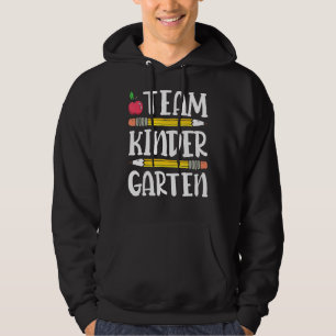 Team Kindergarten Teacher Student Back To School Hoodie