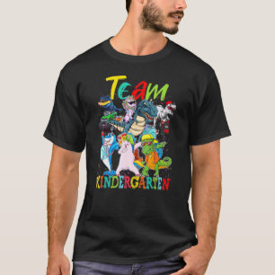 Team Kindergarten  Teacher Student Kids Back To Sc T-Shirt