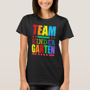 Team Kindergarten Vibes Teacher Student First Day T-Shirt