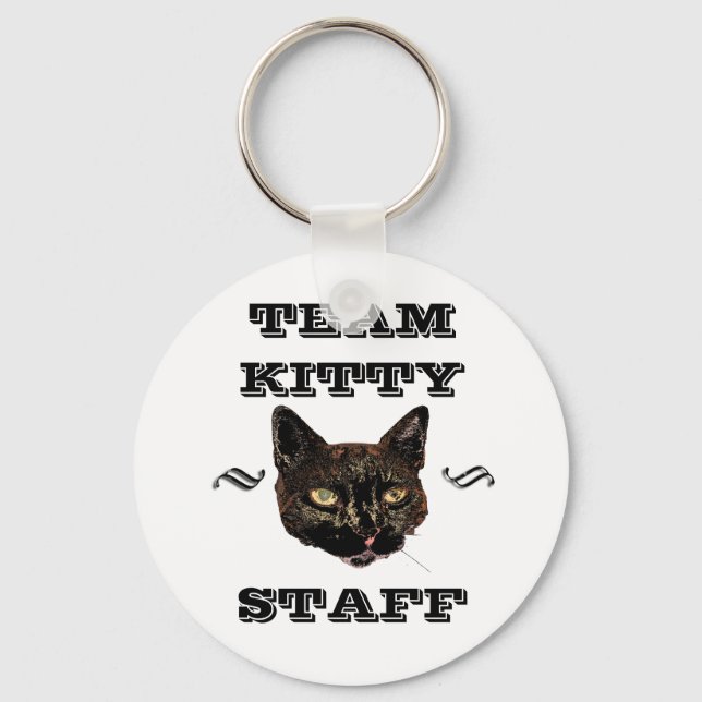 Team Kitty STAFF Keychain (Front)