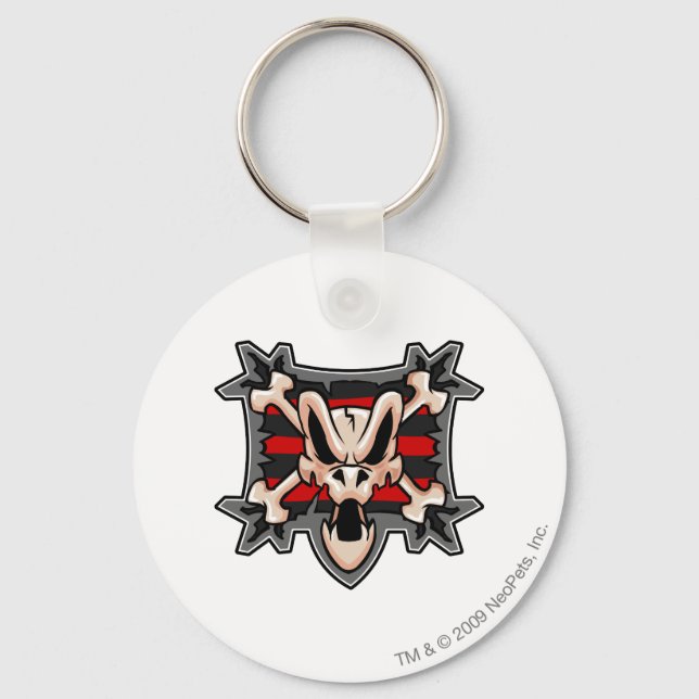 Team Krawk Island Logo Keychain (Front)