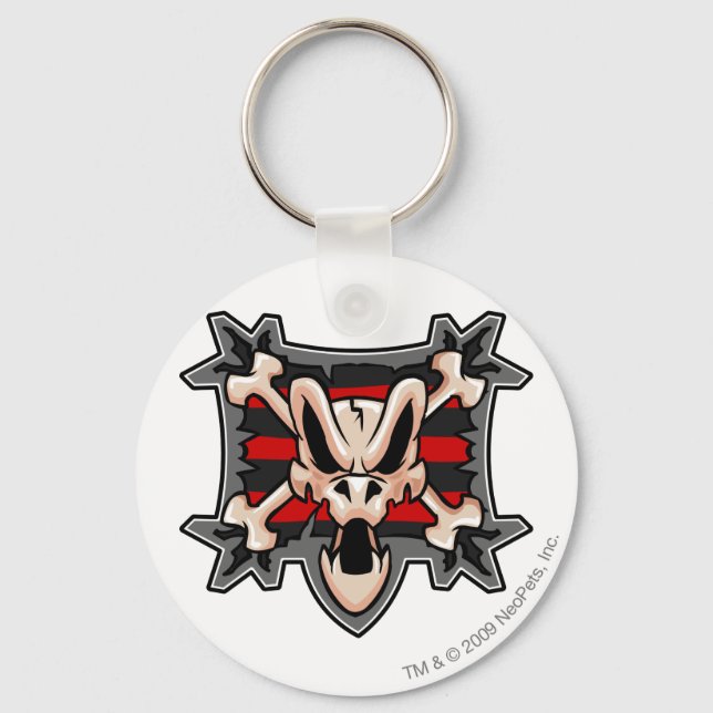 Team Krawk Island Logo Keychain (Front)