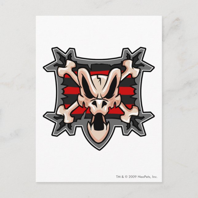 Team Krawk Island Logo Postcard (Front)