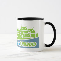 Team la tasse androïde - une de la tasse aimable