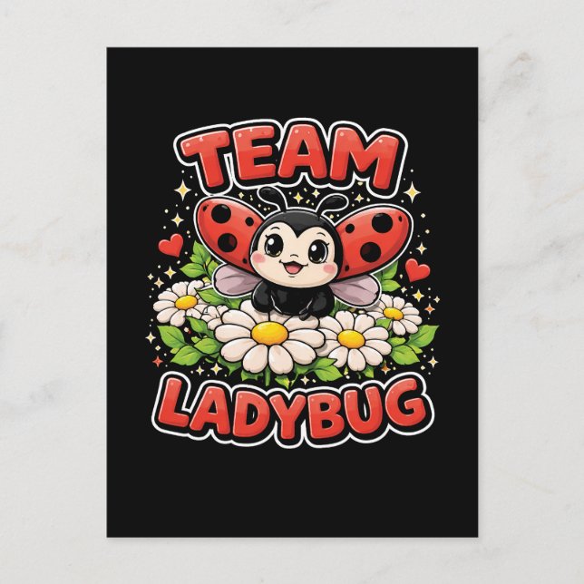 Team Ladybug Postcard (Front)