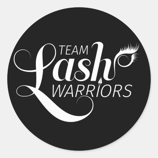 Team Lash Warrior Stickers (Front)