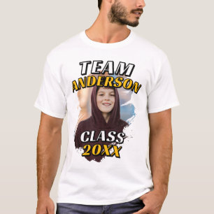 Team [Last Name] Graduation Photo Class of 20XX T-Shirt