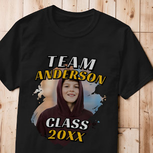 Team [Last Name] Graduation Photo Class of 20XX T-Shirt