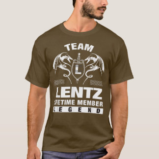 Team LENTZ Lifetime Member Gifts T-Shirt