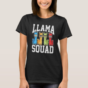 Team Llama Squad  Animal For Men Women Fun Squad   T-Shirt