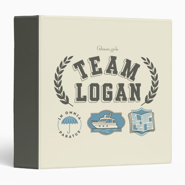 Team Logan Gilmore Girls Design Binder (Front/Spine)