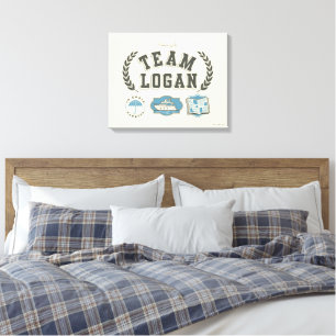 Team Logan Gilmore Girls Design Canvas Print
